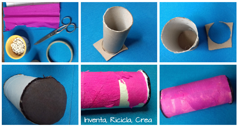 Costruire Maracas Per Bambini Riciclando I Rotoli Di Carta Igienica Inventa Ricicla Crea
